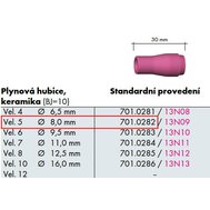 Hubice keramická SR9/20 č.5