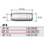 Hubice NW15 konická D15/22x57 - MB25