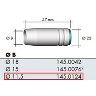 Hubice NW11,5 ostře konická D11,5/22x57 - MB25